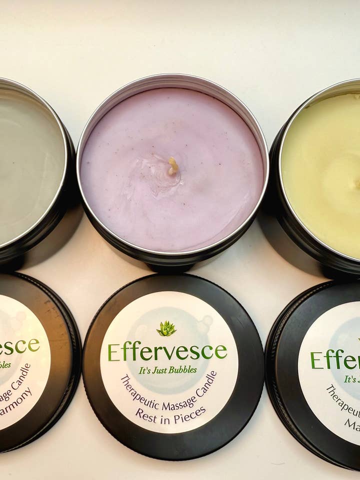 Therapuetic Massage Candle - A Party in A Jar for wholesale by Effervesce