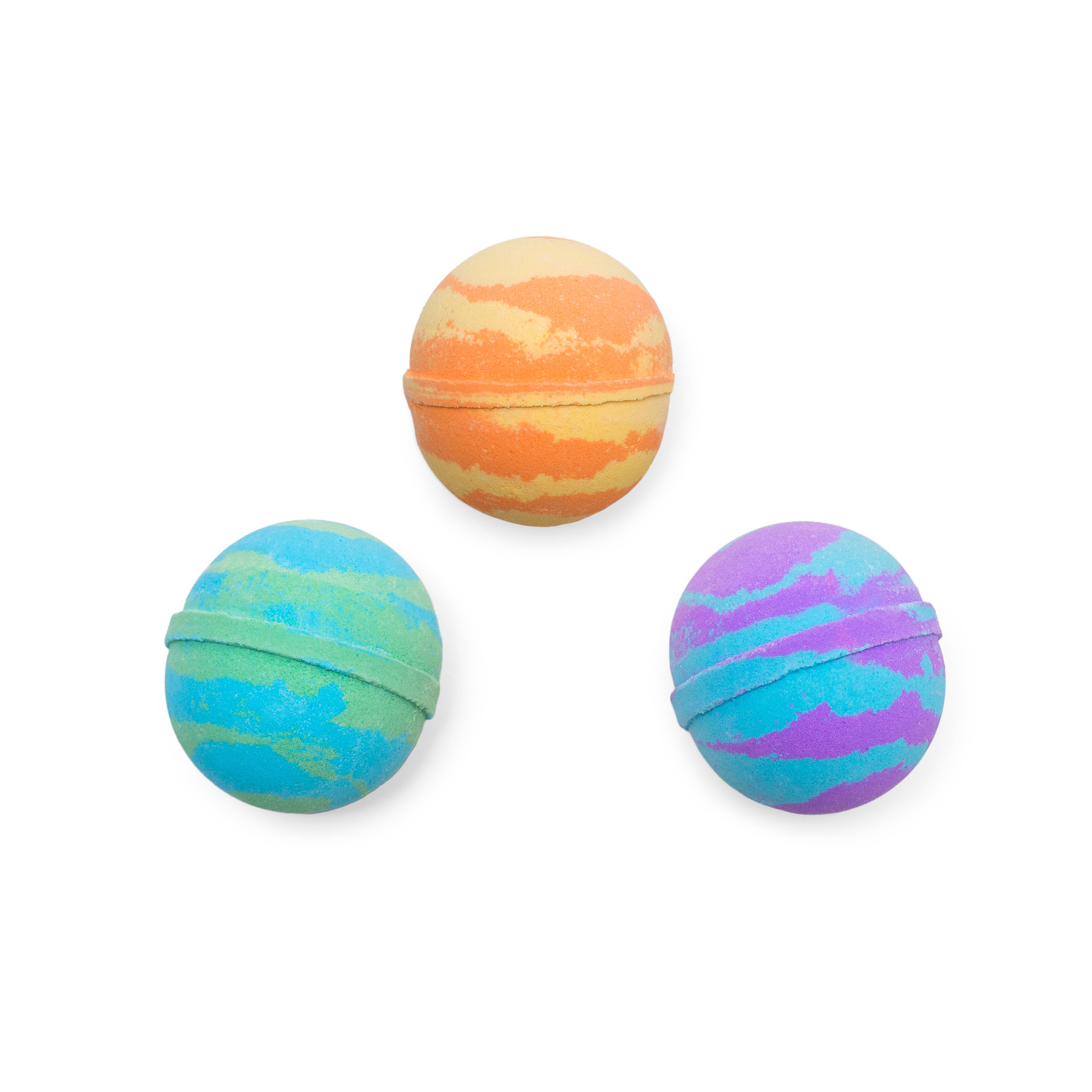 Purposeful Bliss - Fizzy Magic - Wholesale Bath Bomb/Fizz - Bath Bombs, Tie Dye Mystery Dinosaur Squishy Inside, Display5