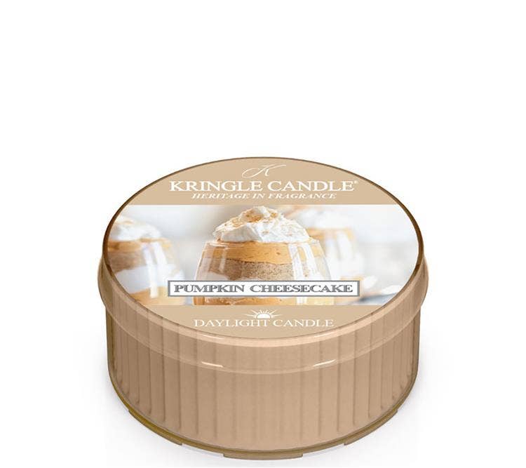 Kringle Candle - Vendita all'ingrosso Candele da viaggio - Cheesecake alla zucca Dutkerze Daylight0