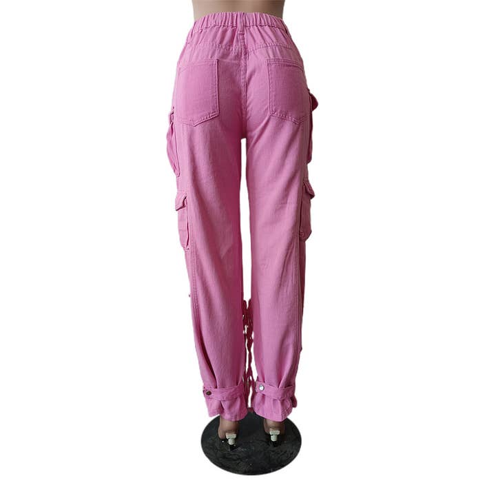 MB Fashion Wholesale - Wholesale Jeans - Women's - MB FASHION ELASTICATED WAIST DENIM PANTS 8483LY5