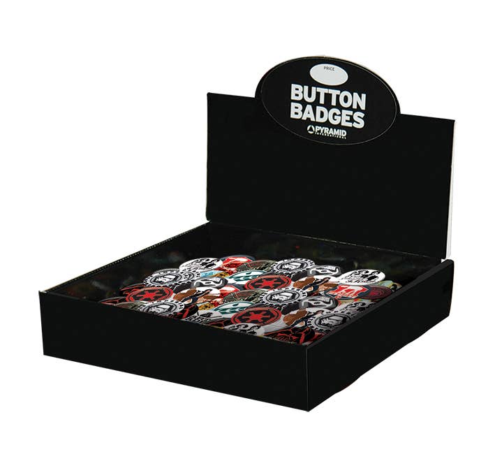 Pyramid International – wholesale Retailer display – Accessories – Counter Box (Badges, Keychains & Wristbands)0