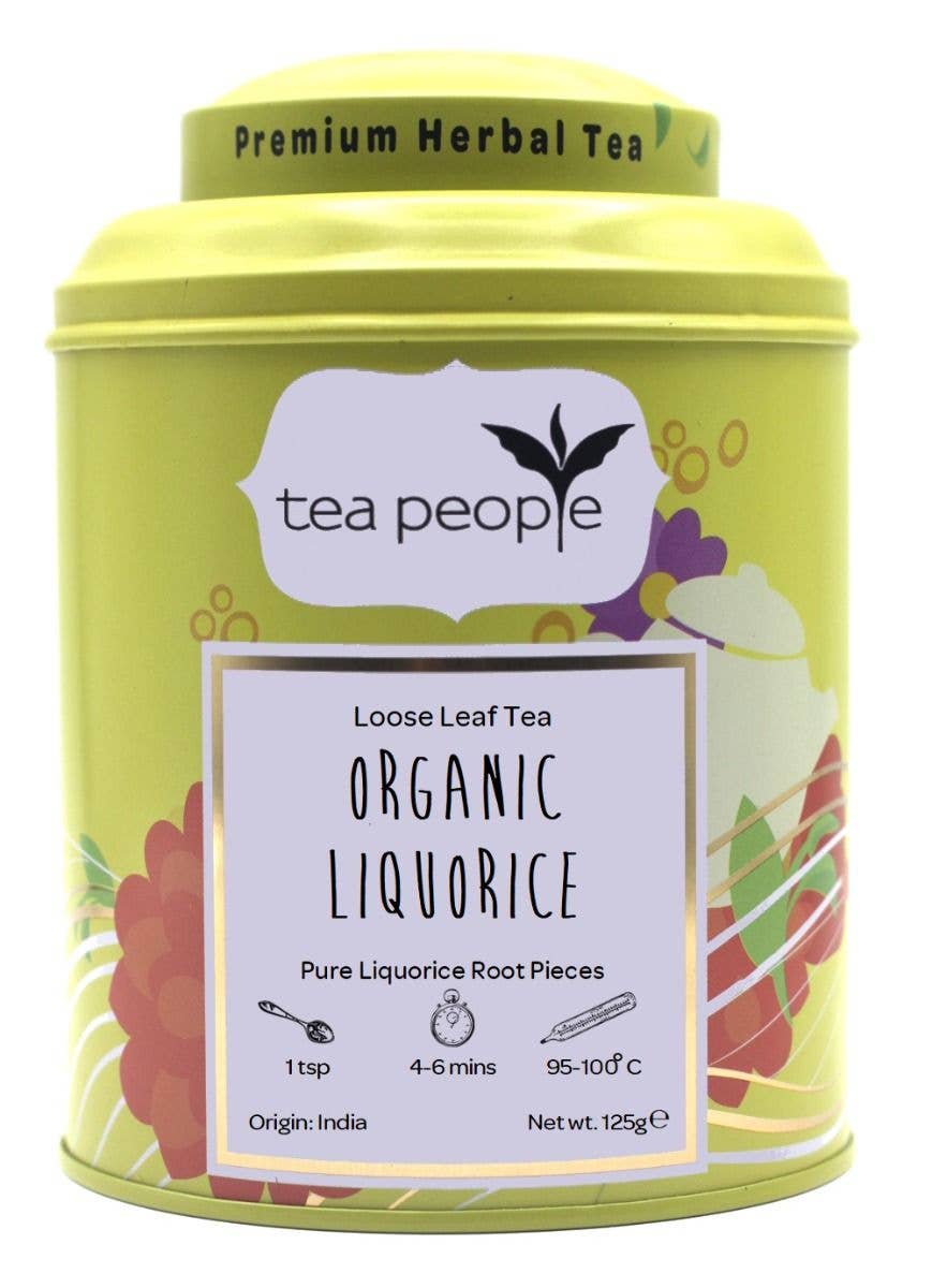 Tea People – wholesale Loose tea – Liquorice - 125g Tin Caddy0
