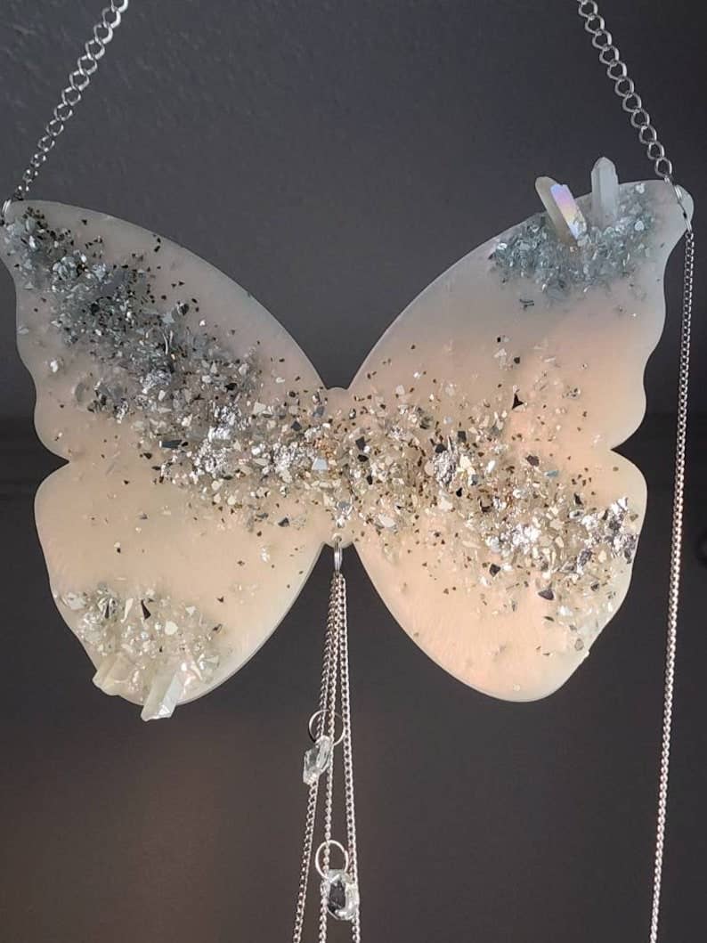 Grey Stone boutique - Wholesale Suncatcher - Handmade Butterfly Crystal Suncatcher, Rainbow Maker7