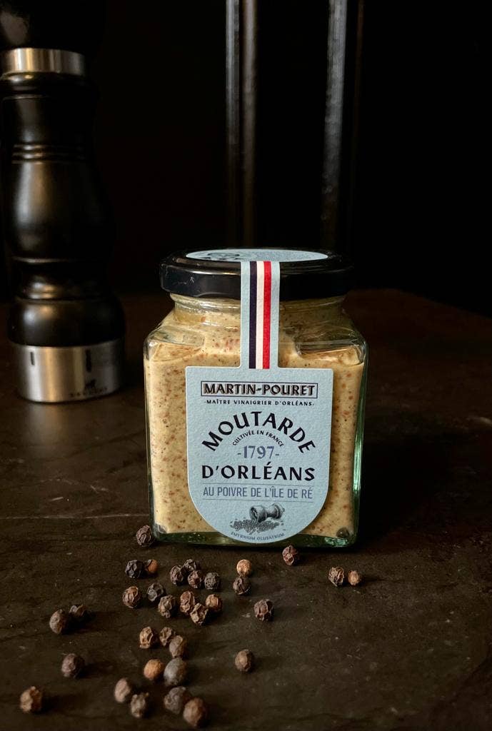 Martin-Pouret - Wholesale Mustard - Orleans mustard with pepper from Île de Ré (new in 2024)1