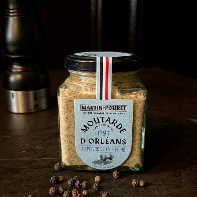 Martin-Pouret - Wholesale Mustard - Orleans mustard with pepper from Île de Ré (new in 2024)1