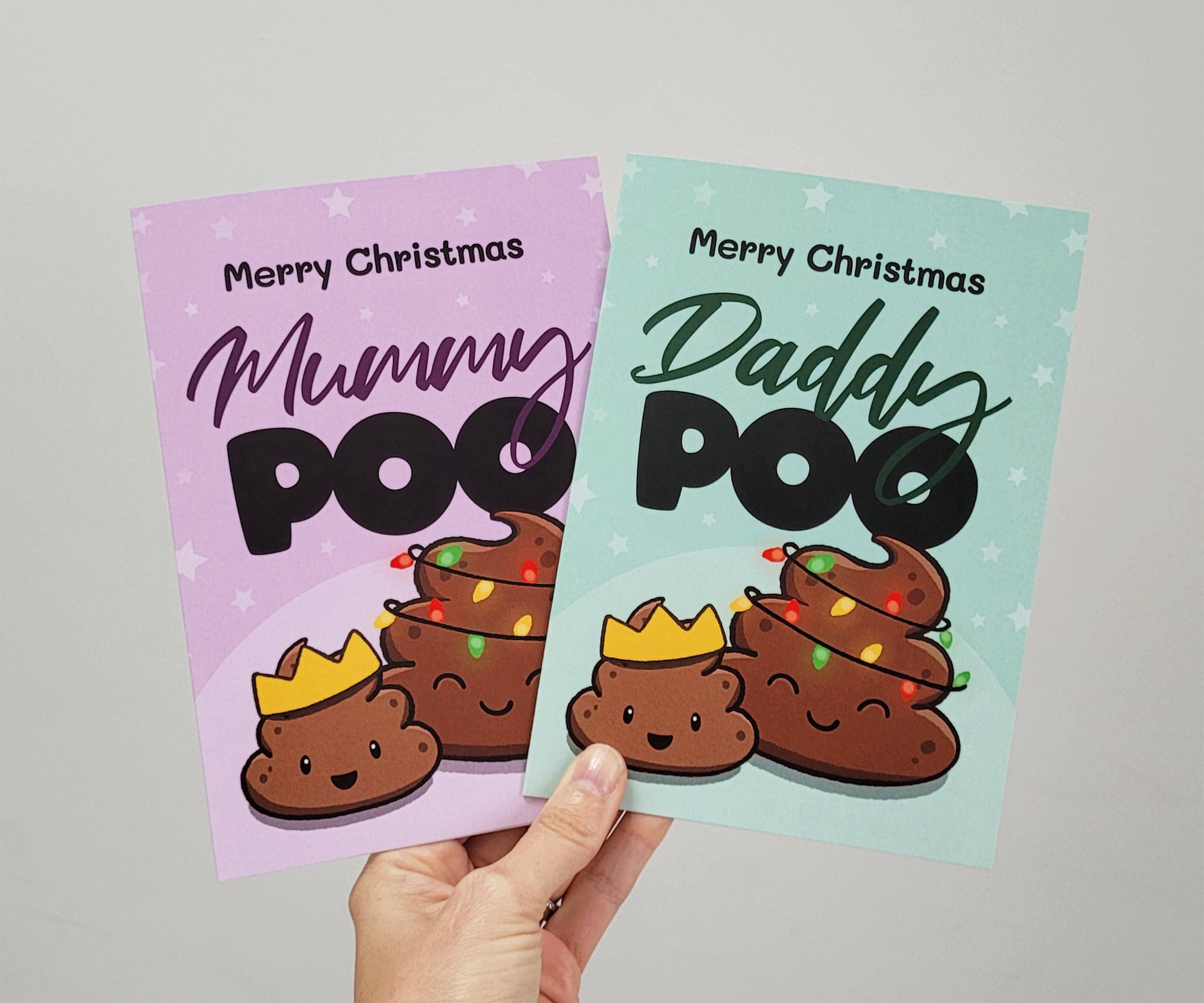 OCD Greeting Cards - Vente Cartes de Noël - Cartes de Noël pour papa/maman - Carte de Noël amusante4
