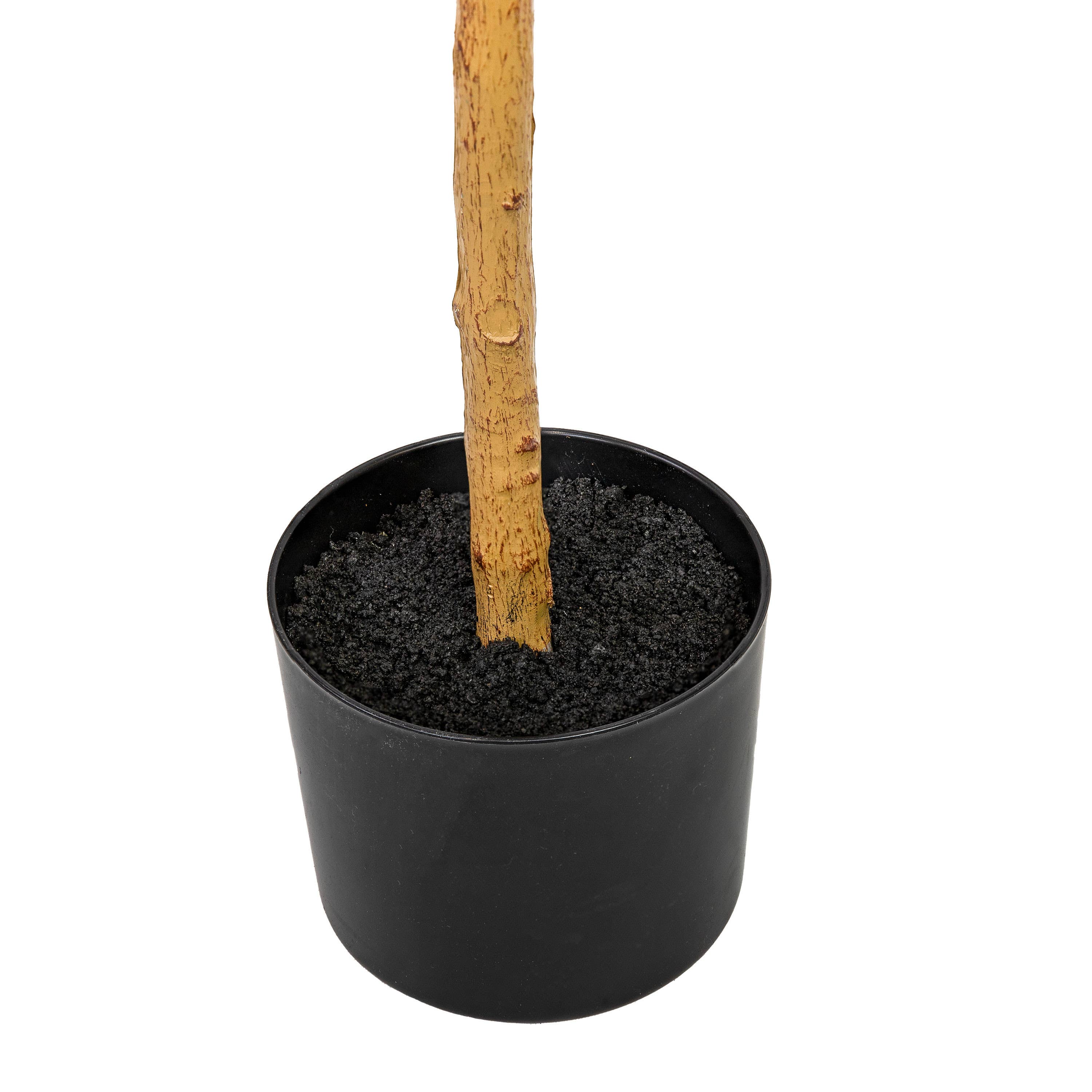 HomeRoots - Wholesale Artificial Plant - Set Of Two 84" Green Artificial Olive Trees in a Black Pot4