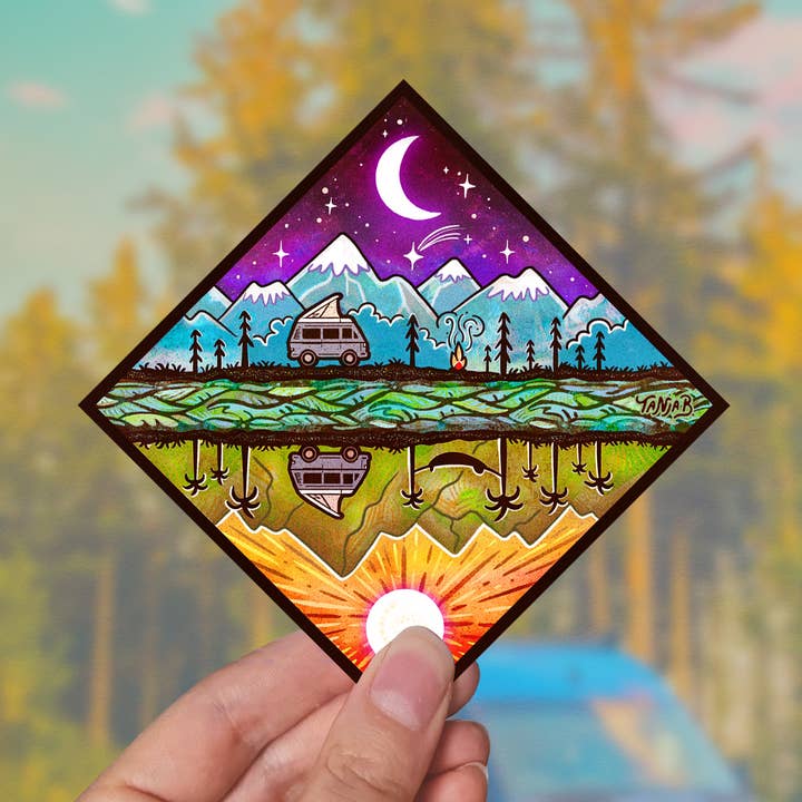 Time and Place - Sticker for wholesale by SeeknRevel