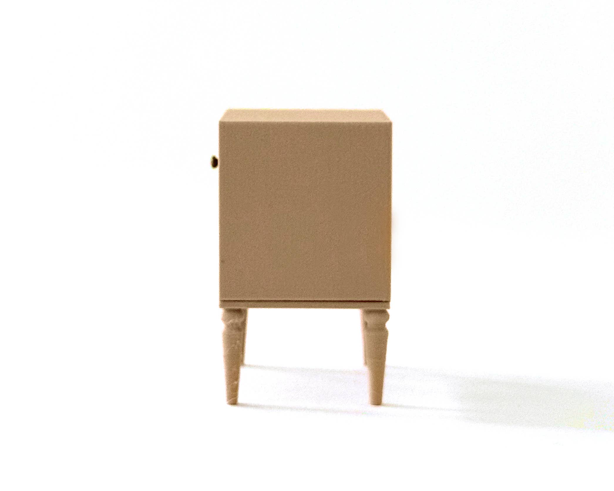 Miniette - Wholesale Doll Accessory Kit - Kids - Miniature Dollhouse Nightstand – Modern Side Table7