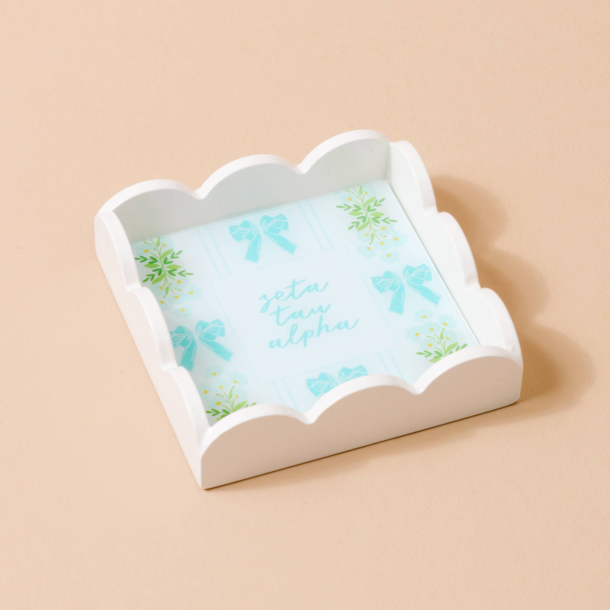 The Darling Effect - Wholesale Keychain - Women's - Sorority Scallop Trinket Tray - 19 Chapters Available25