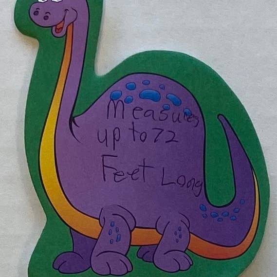 Creative Shapes Etc. - Wholesale Notepad - Large Notepad - Brontosaurus2