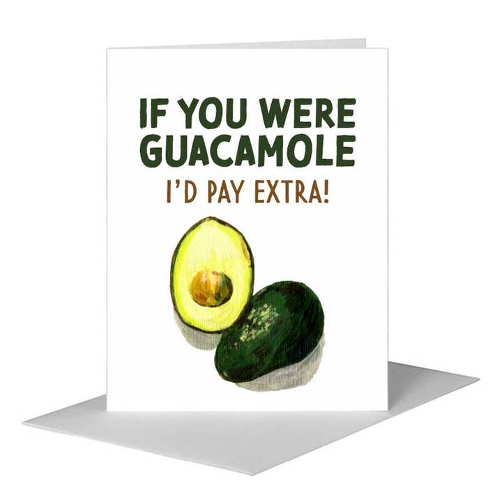 Avocados, Greeting Card (#7442C) for wholesale by Printed Canvas