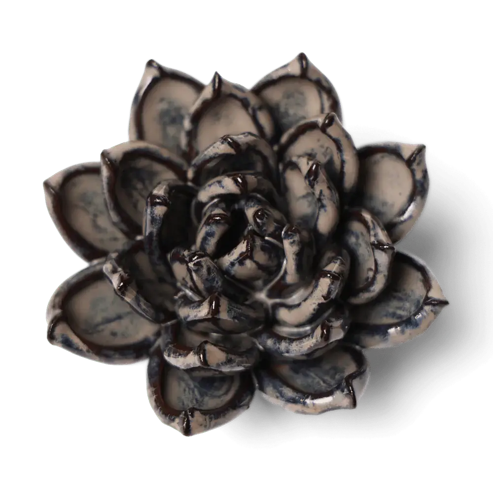 Chive Canada - Vente Fleurs artificielles - Décoration intérieure bohème Echeveria fleur avec une jolie boîte cadeau0