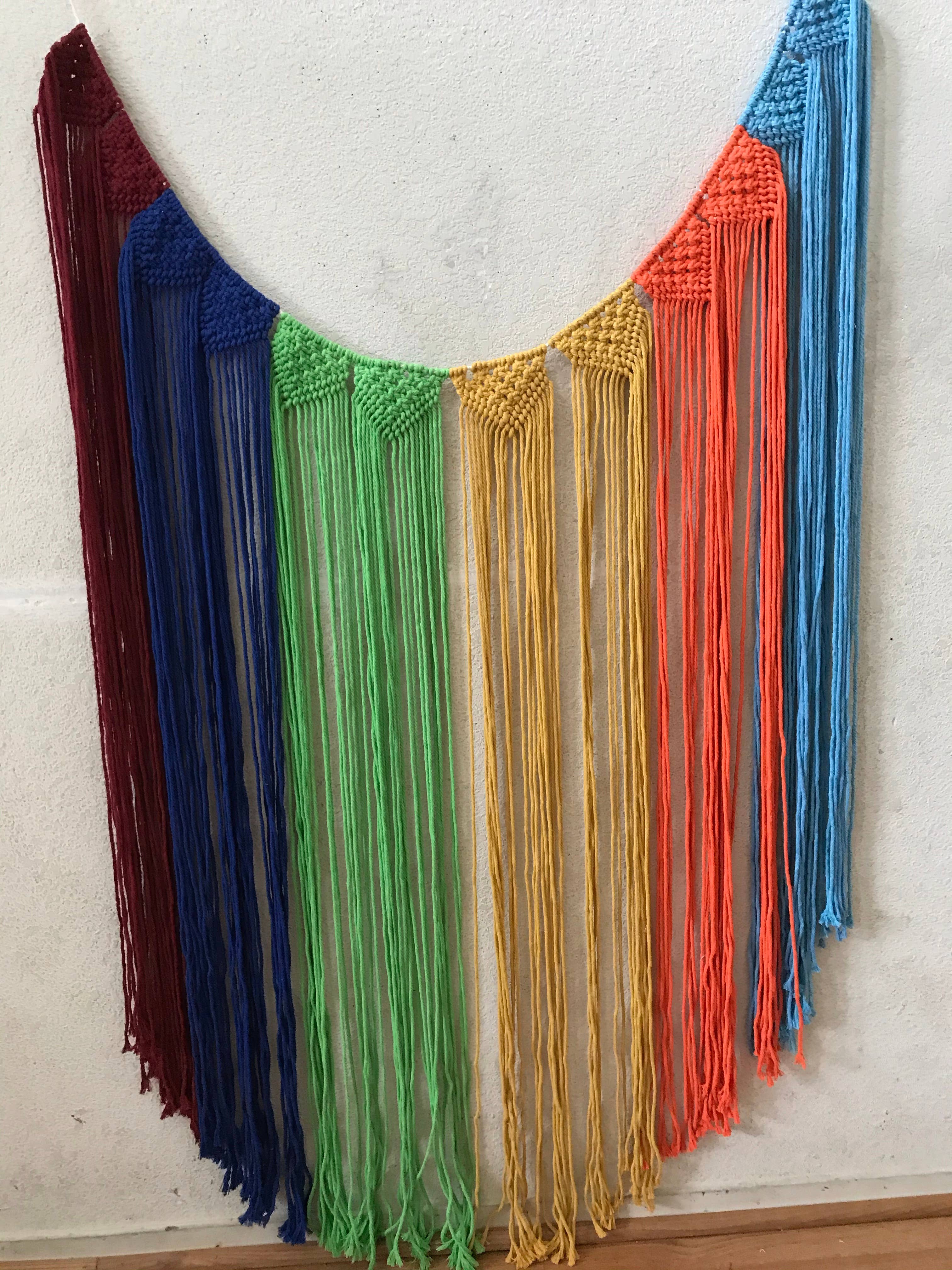 Glam Fete - Vendita all'ingrosso Arazzi/Tessuti d'arredo - Da appendere alla parete in macramè naturale6