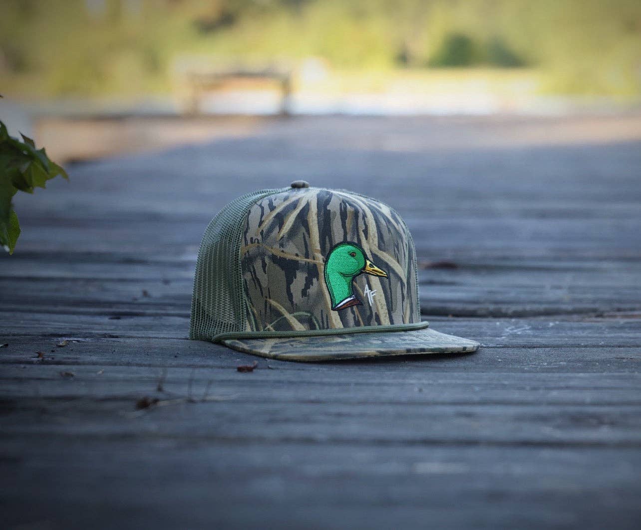 American Fetcher - Wholesale Trucker Hat - Unisex - Mallard Duck Head - Shadow Grass1