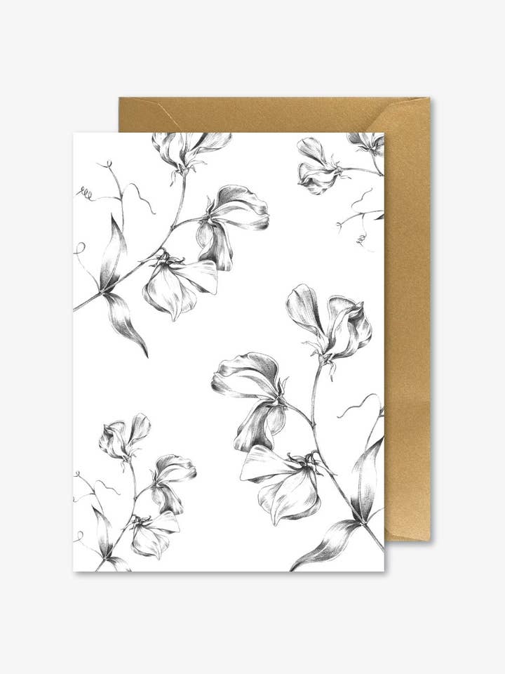 Pattern - Sweet pea for wholesale by Papier Mirage