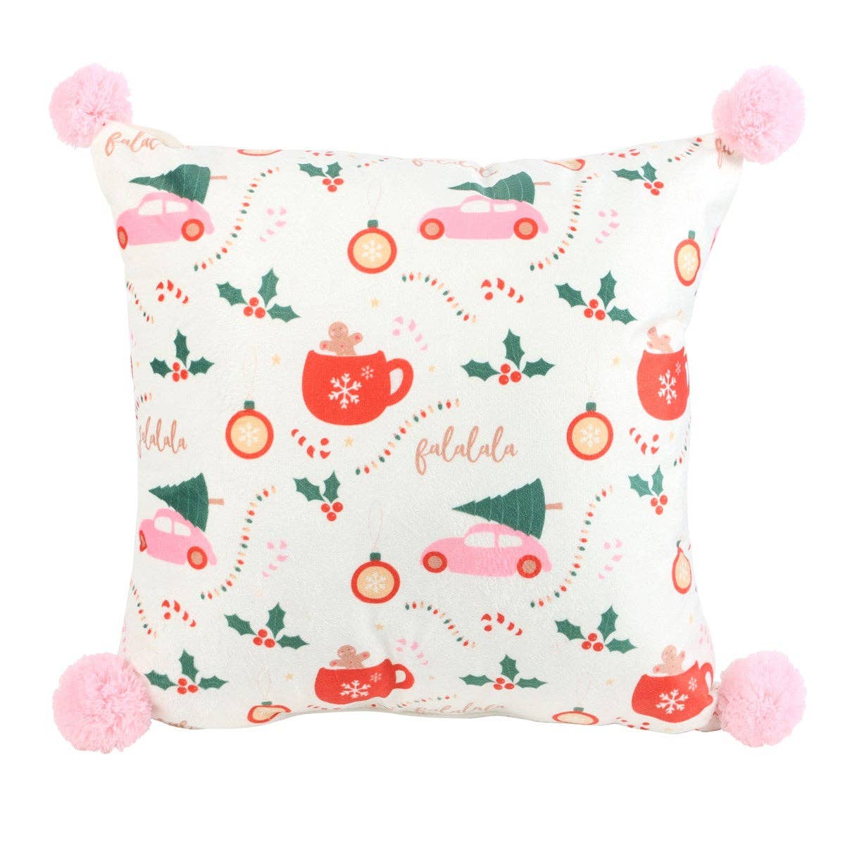 Something Different Wholesale - Wholesale Decoratief kussen - Vierkant kussen met leuke kerstprint van Sugarplum1