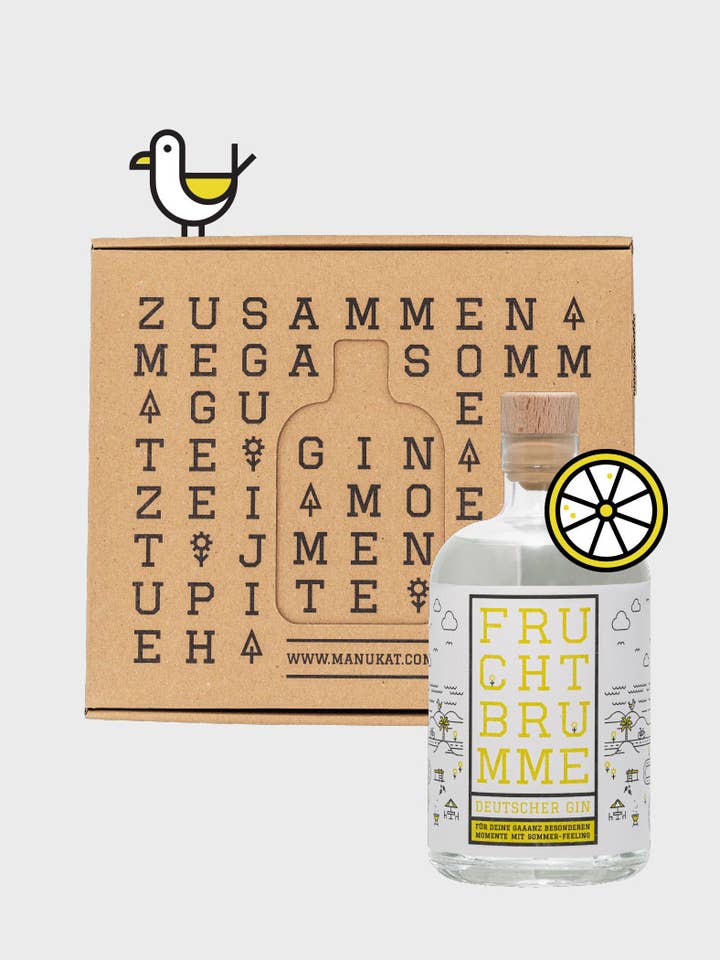 Fruchtbrumme Gin | 500 ml | com caixa oferta por atacado de Manukat