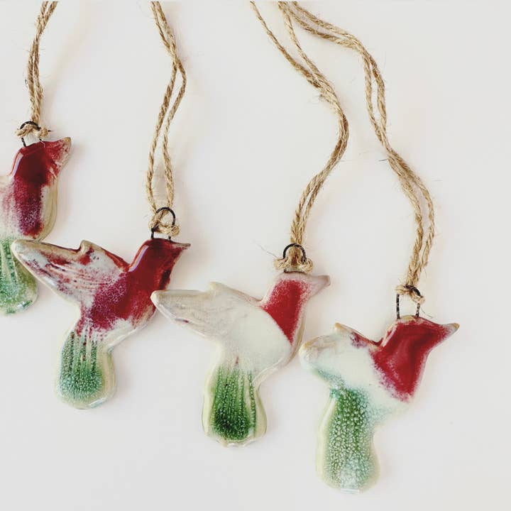 Ornament met kolibrie voor wholesale door Agave Pantry LLC