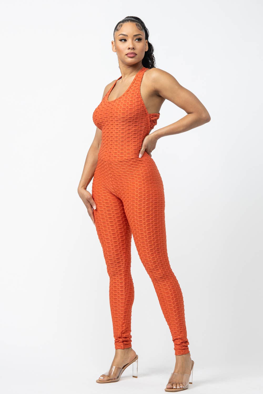 Julia by LoveJ – wholesale Jumpsuit - Dam – Ärmlös Cross tillbaka jumpsuit2