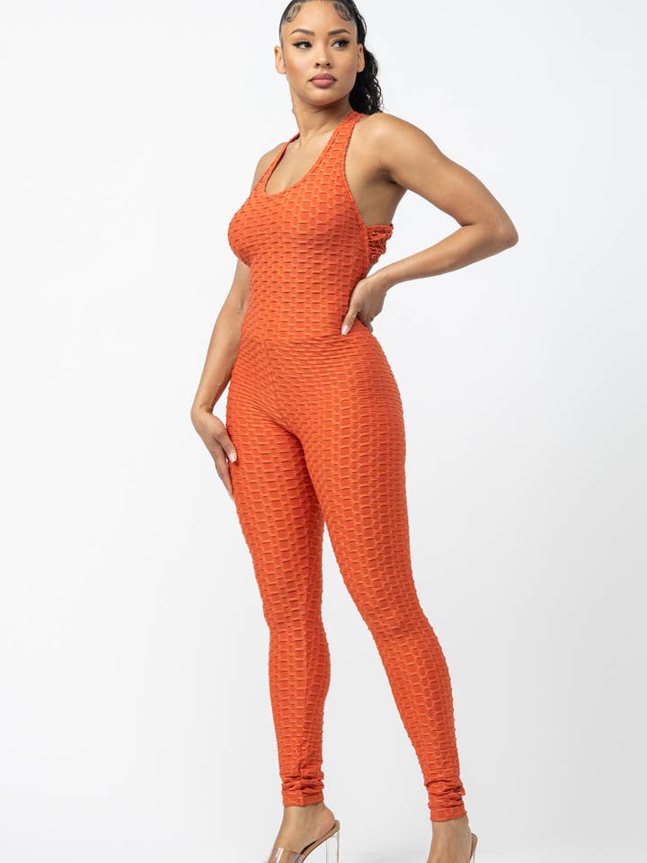 Julia by LoveJ – wholesale Jumpsuit - Dam – Ärmlös Cross tillbaka jumpsuit2