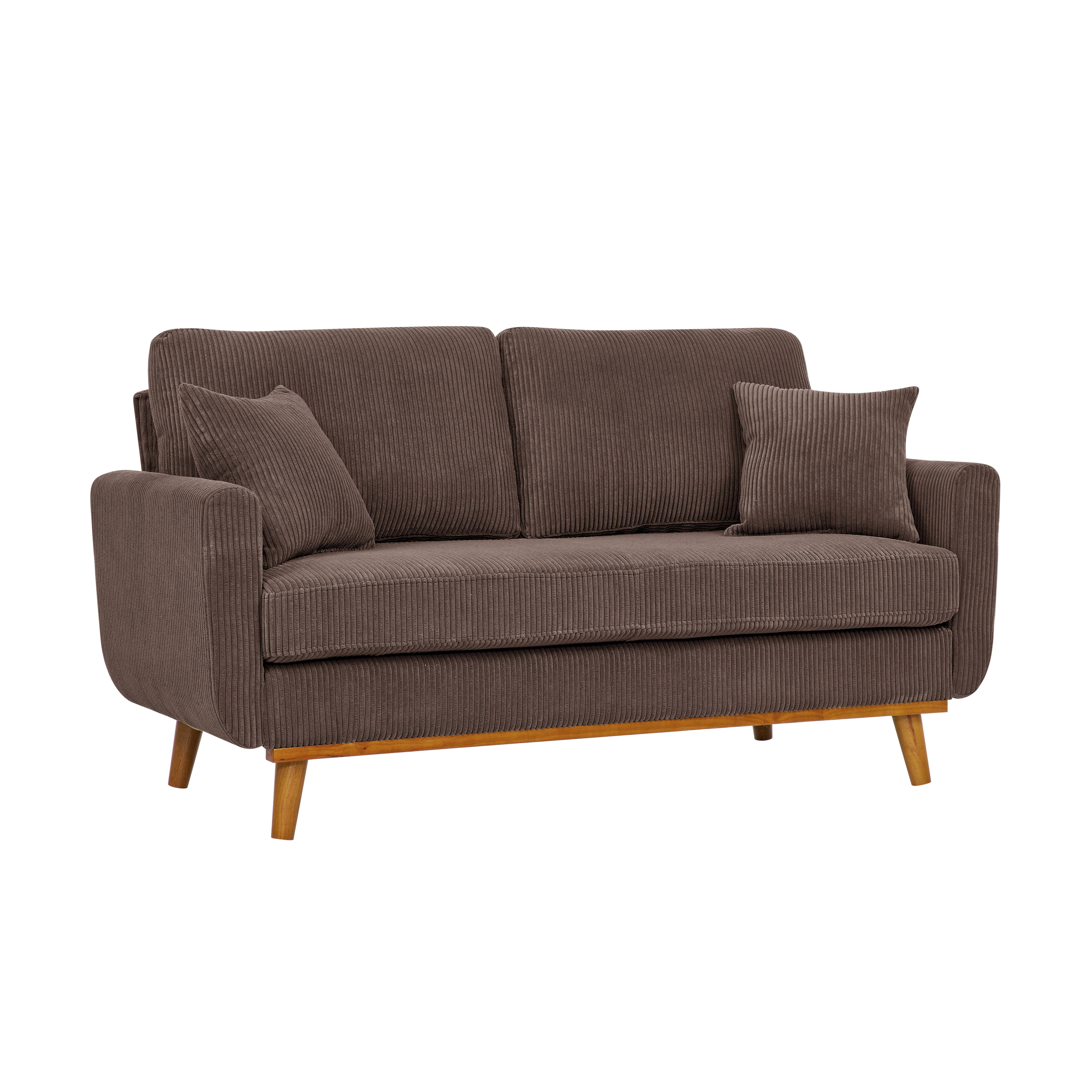 39F Inc. - Wholesale Sofa - Asher Mid-Century Corduroy Sofa, 5-Color, 2-Seat22