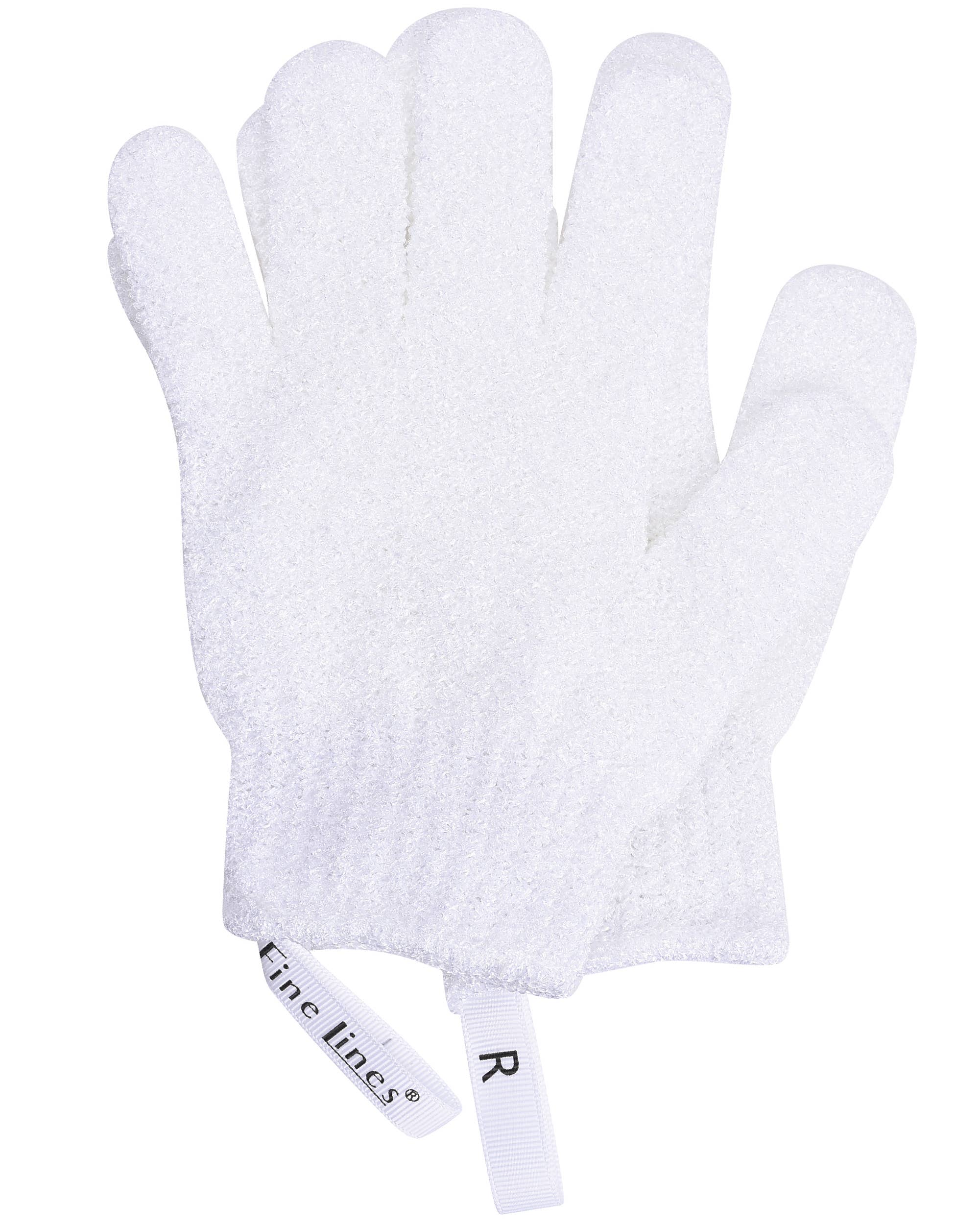 Fine Lines (UK) Ltd – wholesale Exfoliating gloves/mitts – Exfoliating Gloves - White0