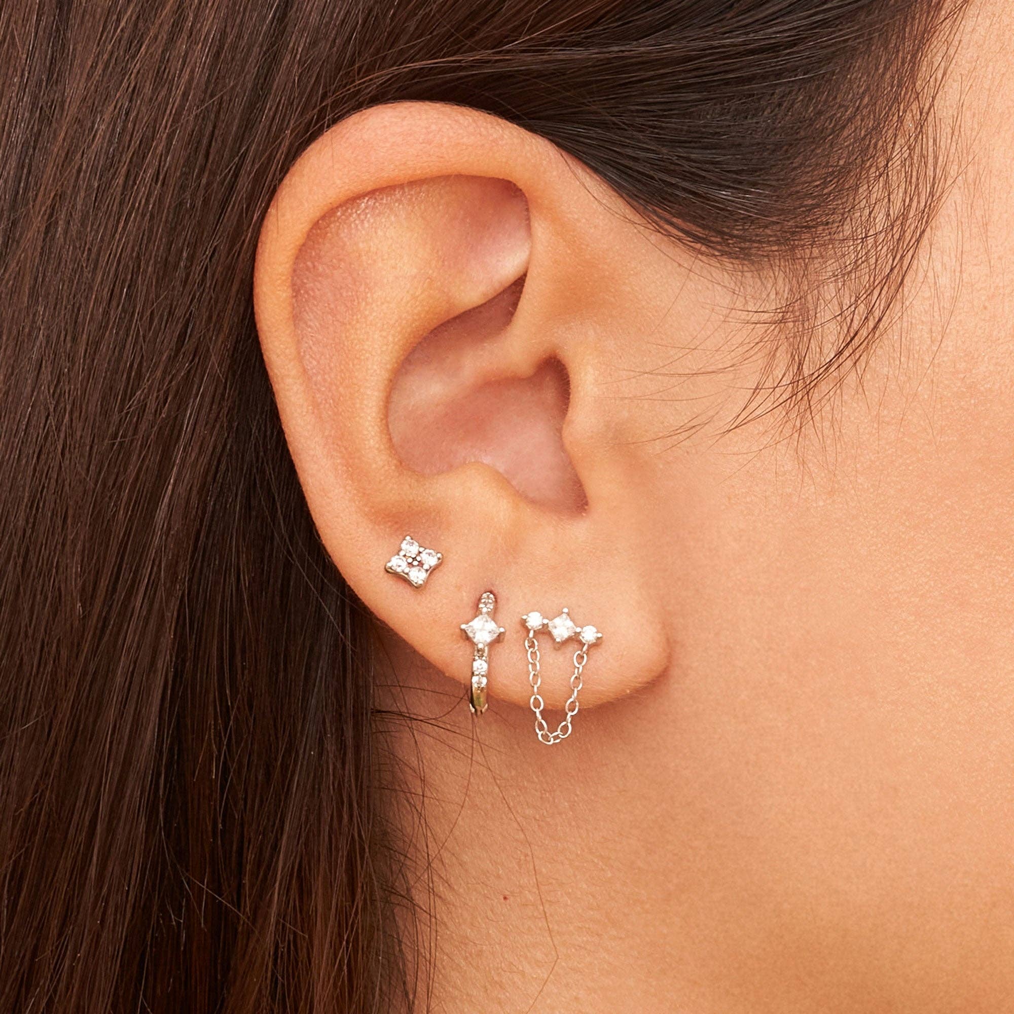 Nébuleuse Bijoux – wholesale Enkelt örhänge – Rym Blanche15