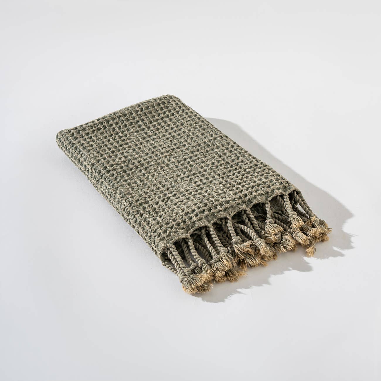 Kikoya - Wholesale Hand Towel - Stonewash Waffle Turkish Hand Towel Farmhouse Home Decor