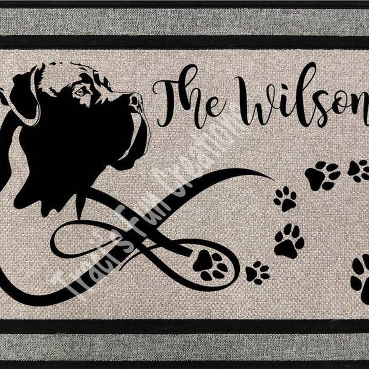 Cane Corso Door Mat for wholesale by Traci's Fun Creations