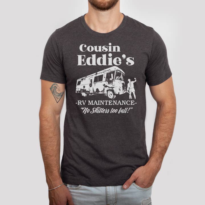 dkhandmade - Wholesale Screen Printed T-Shirt - Men's - COUSIN EDDIE'S RV MAINTENANCE T-SHIRT