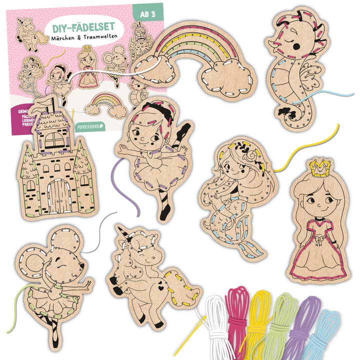 Pappersdrake DIY trådset i trä - Sagor & drömvärldar för wholesale av Papierdrachen