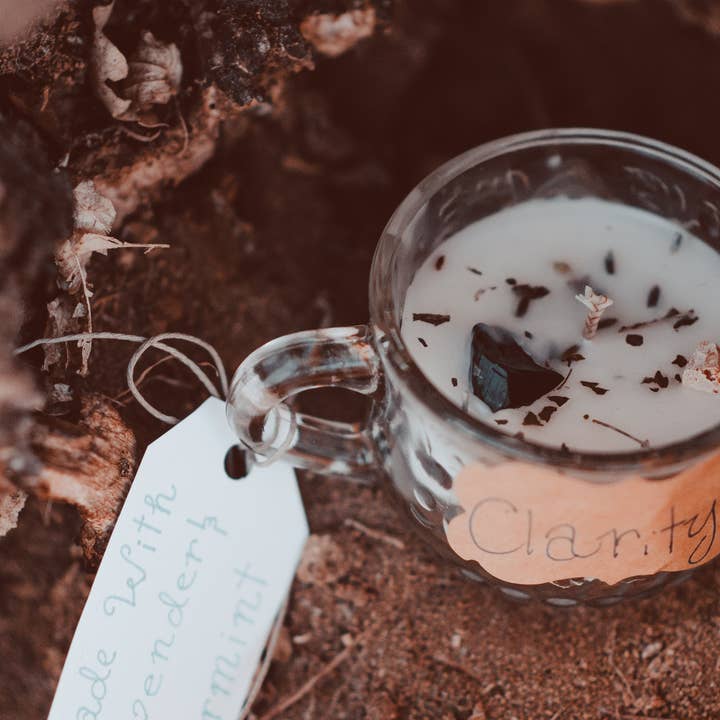 Witchy Wix - Wholesale Jar/Filled Candle - Clarity spell candle