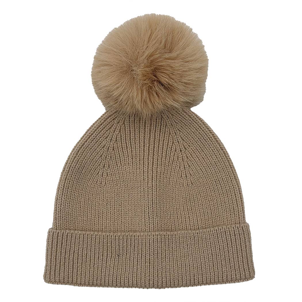 Fashion City - Vendita all'ingrosso Berretto - Unisex - Berretto invernale lavorato a maglia con pompon5