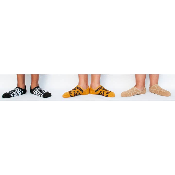 No Show Animal Print for wholesale by Sock Cellar