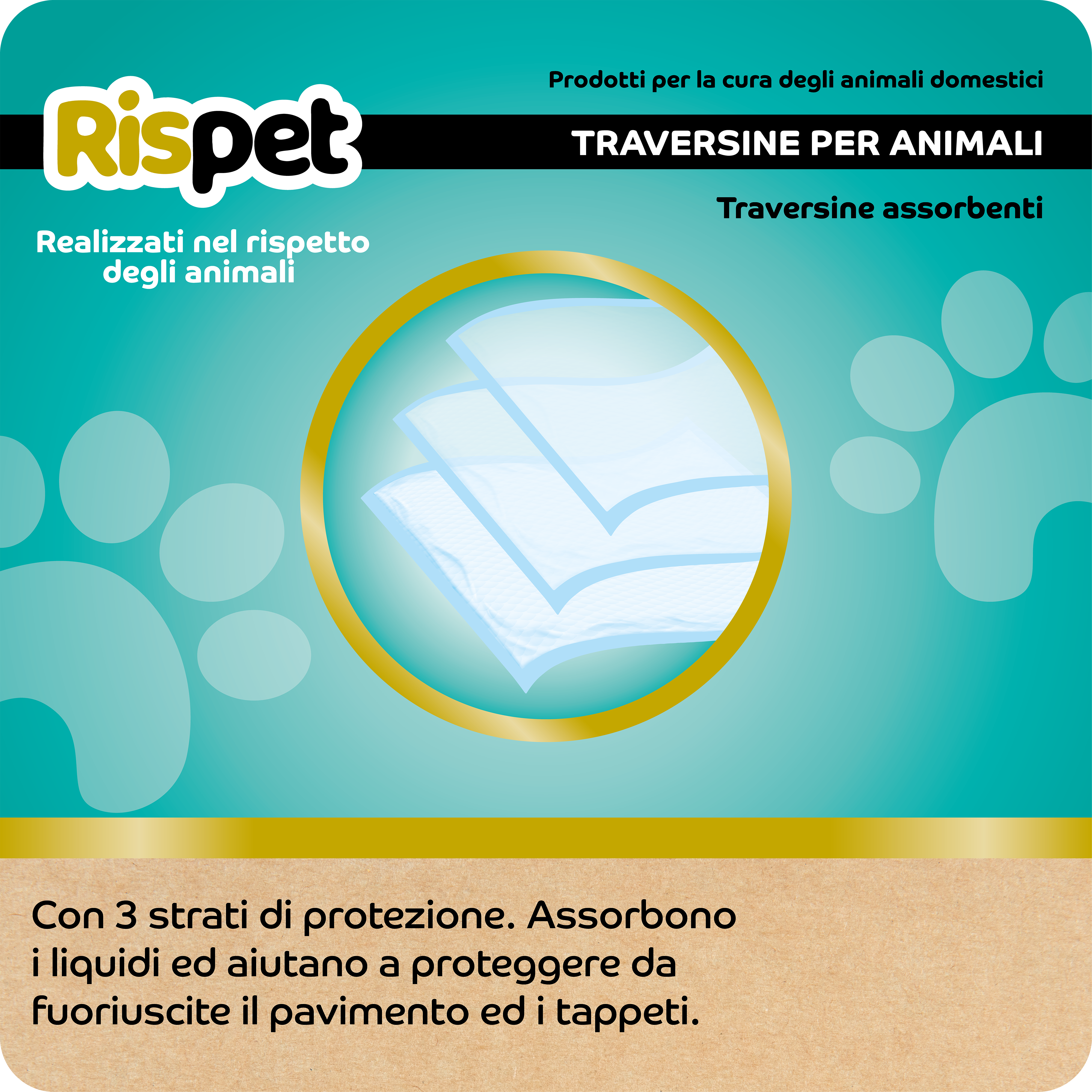 Babylino - Wholesale Pet Pee Pad - Dog - Rispet Hygienic Pads for Animals, 90x60 High Absorbency, 14 Units1