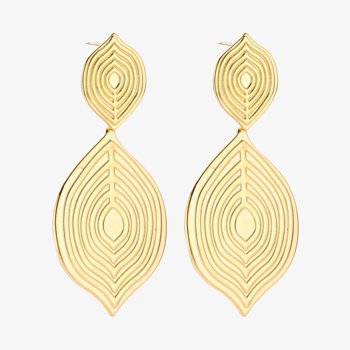 Vergoldete Solene-Ohrringe für den Großhandel von Liet&Joliet