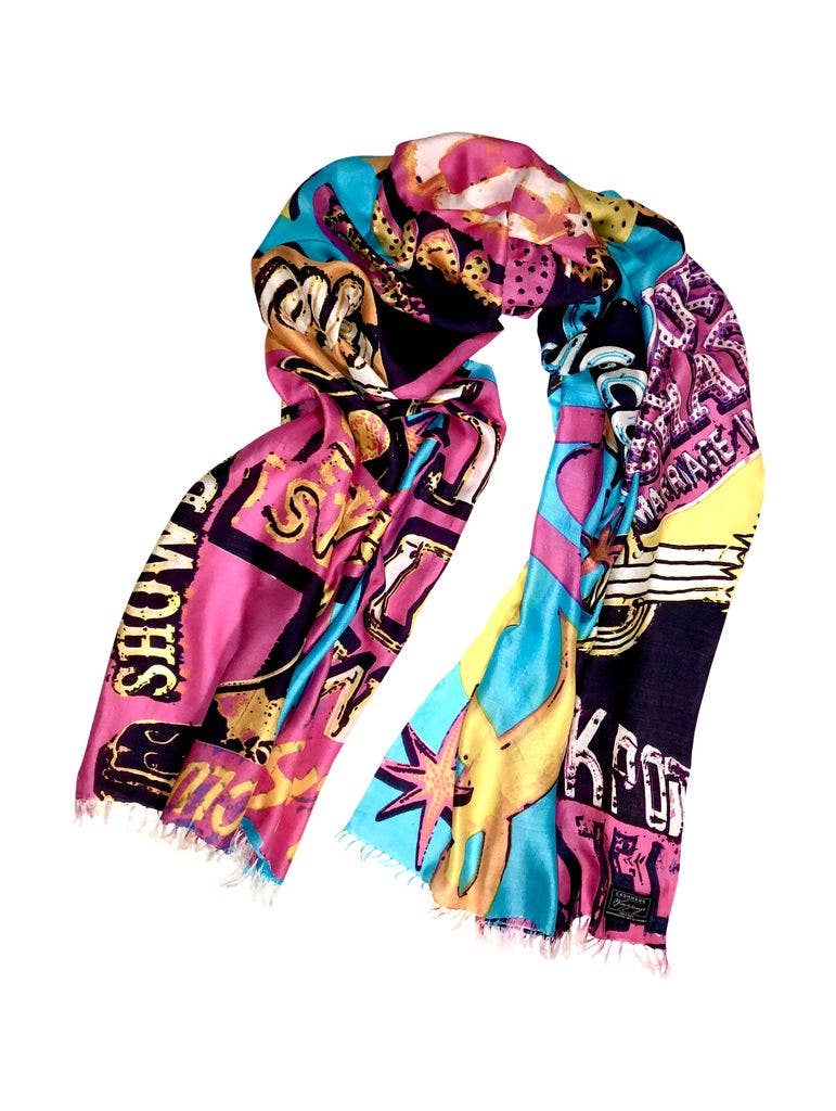 Cashmere Wrappings - Wholesale Scarf - Women's - Vintage Vegas Silk1
