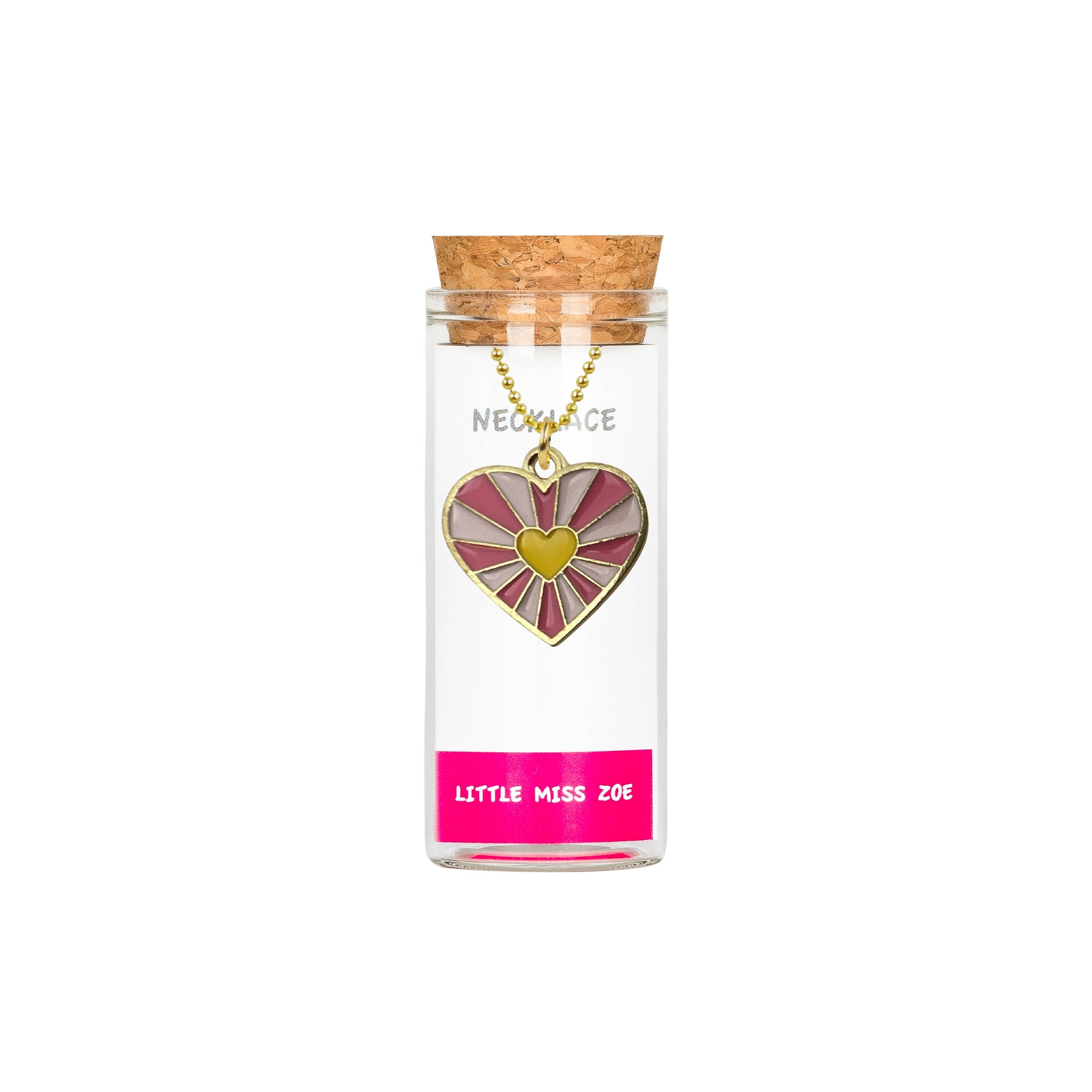 Little Miss Zoe - Wholesale Kids Necklace - Kids - Kids Charm Necklace in a glass bottle56