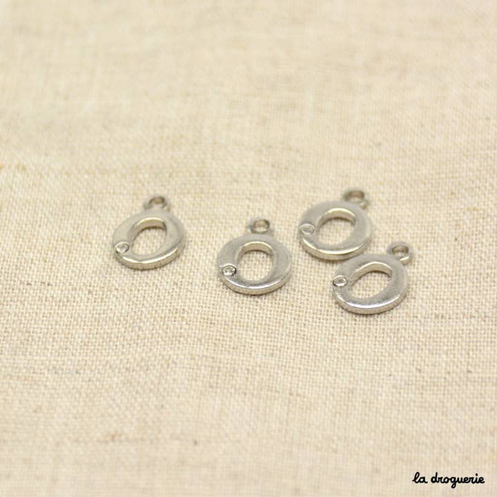 LA DROGUERIE - Wholesale Beads - Rhinestone Alphabet Pearl14