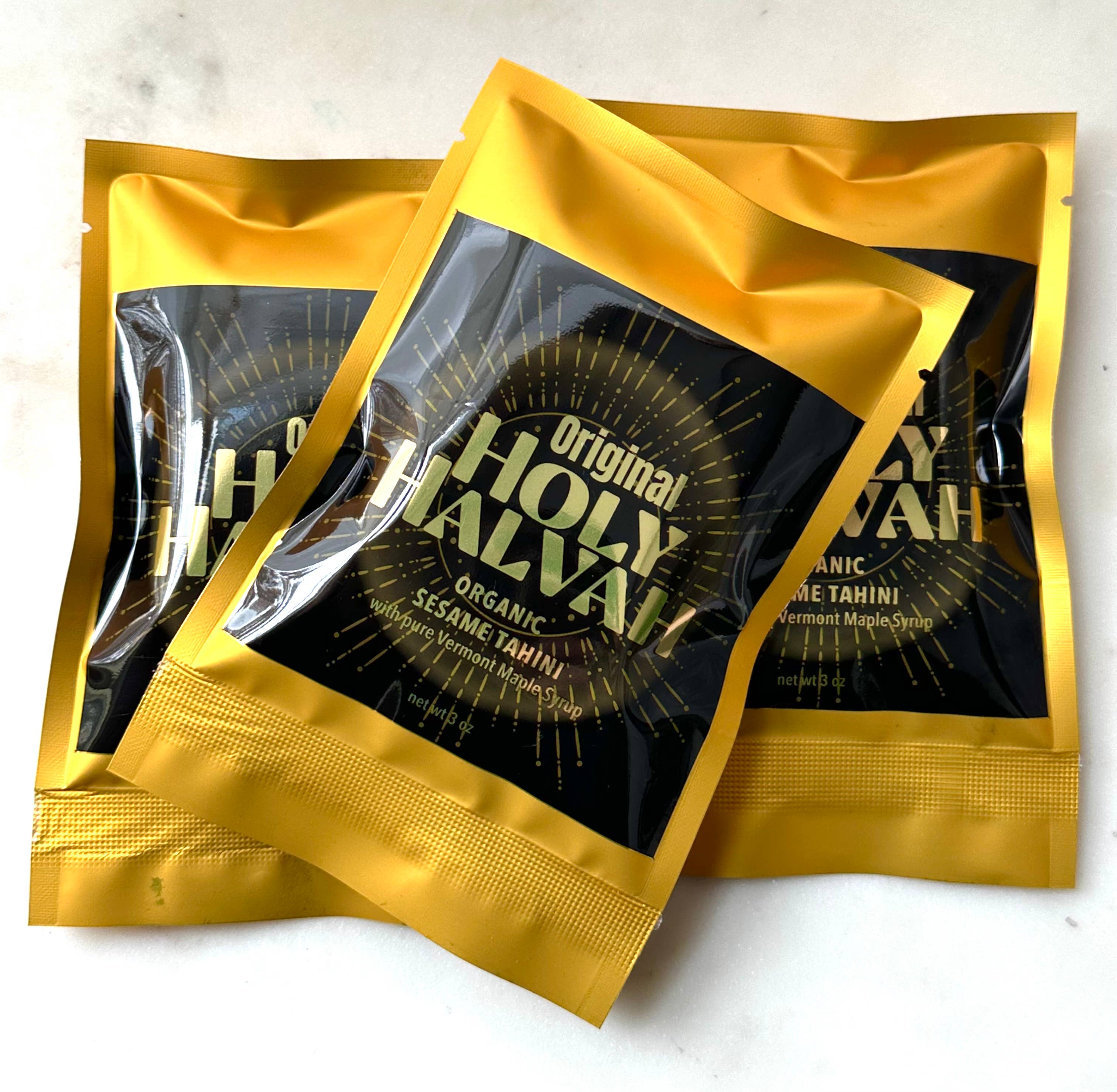 Holy Halvah - Wholesale Snack Bar - Organic Holy Halvah GoldBar (original)4