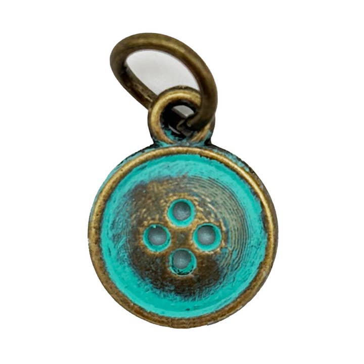 Button Charm Bracelet, Necklace, or Charm Only for wholesale by Gleeful Peacock