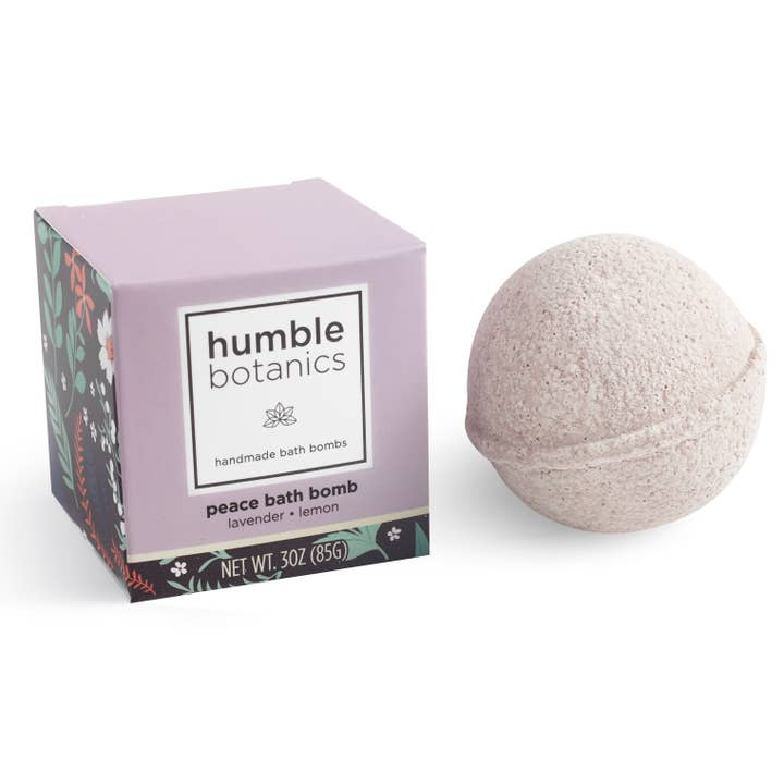 Humble Organics - Wholesale Bath Bomb/Fizz - Peace Bath Bomb Single
