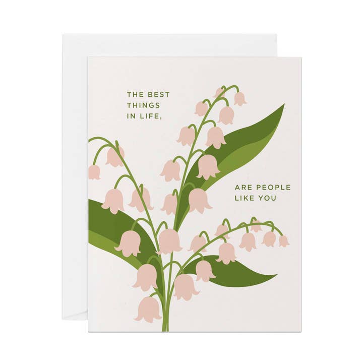 Cartão de Amor e Dia dos Namorados | As Melhores Coisas da Vida Citação de Amor por atacado de Line & Kind Paper Co.