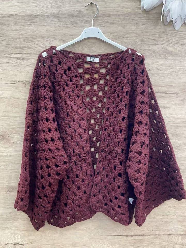 SWEET MAGIC MODA Y COMPLEMENTOS - Wholesale Jacket - Women's - HANDMADE CROCHET JACKET3