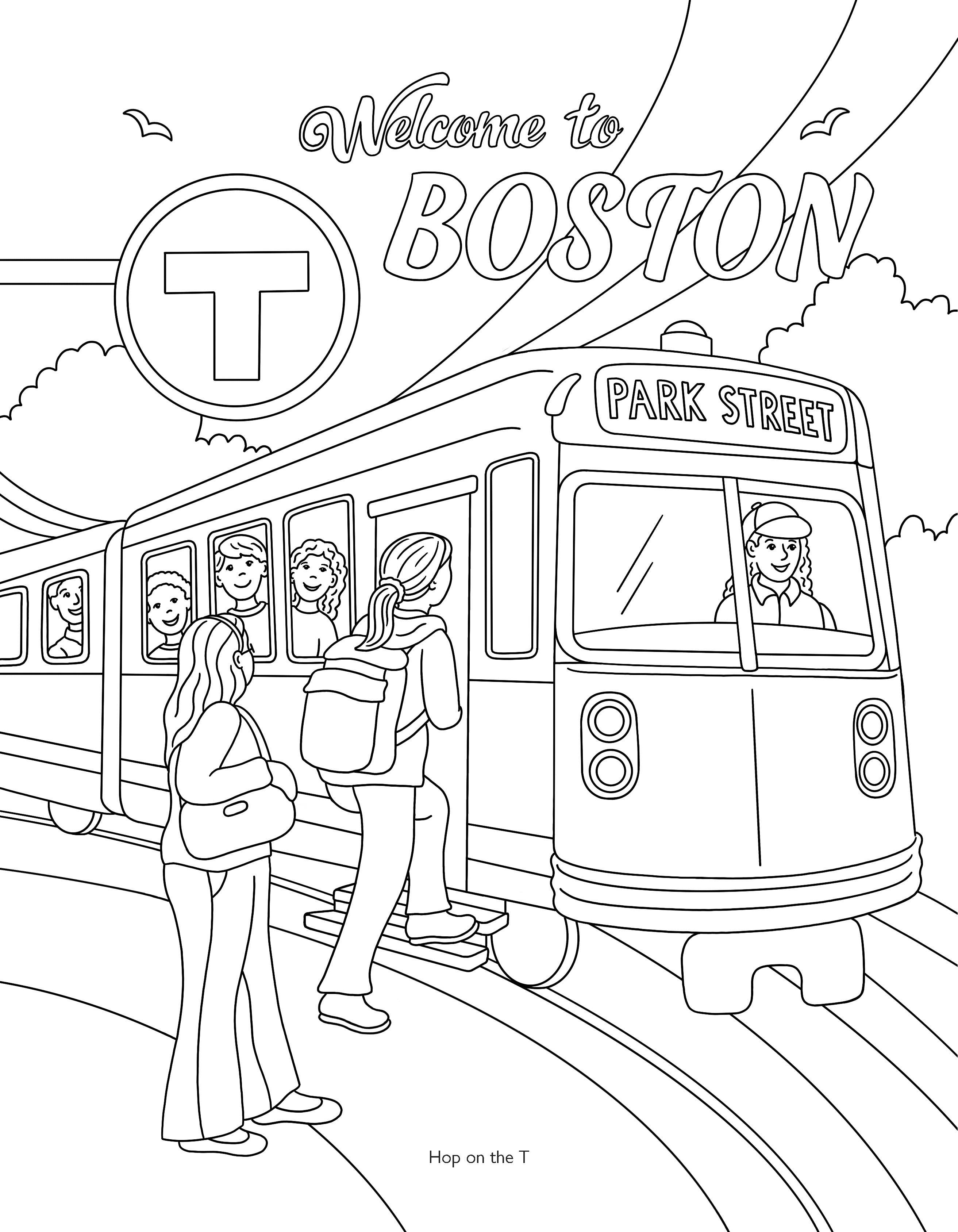 Arcadia Children's Books - Wholesale Coloring & Activity Book - Kids & Baby - Color Me In Boston: A Coloring Book For All Ages1