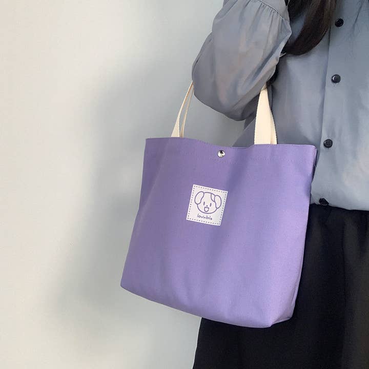 MKS America - Wholesale Tote Bag - Women's - Cute Cartoon Canvas Bag Tote Bag7