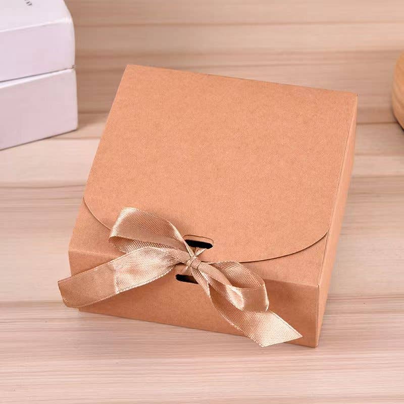 ByHome - Wholesale Gift Box - 24pcs, 5 colors 3 sizes Square Paper Gift Box w/ Ribbons7