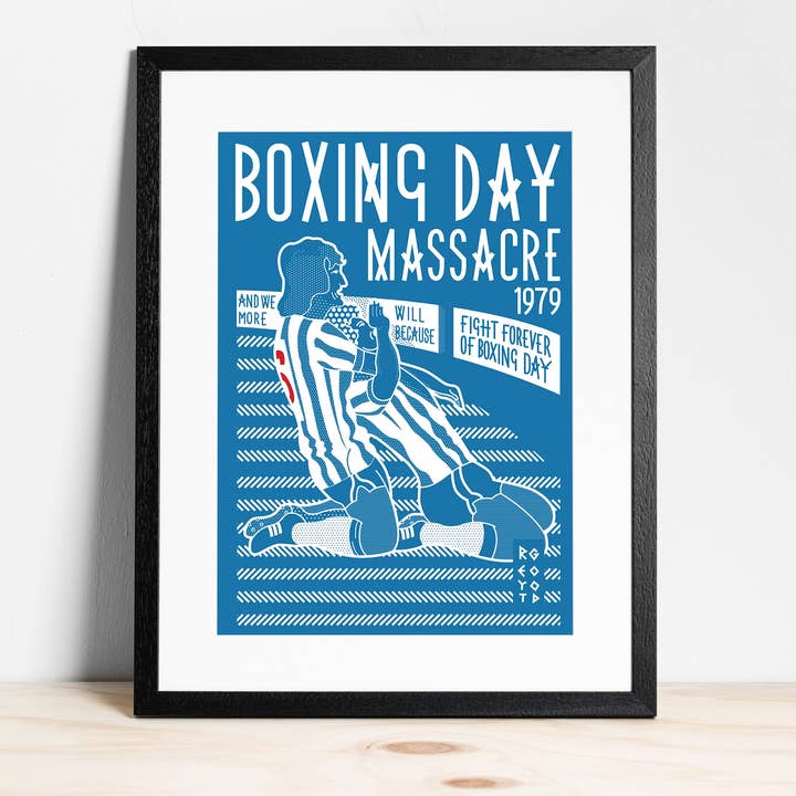 Masacre del Día de Boxeo Fútbol del Miércoles para venta al por mayor de Reyt Good Illustration