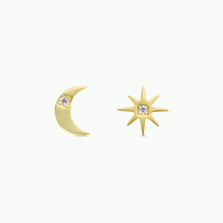 Complements - Sun & Moon - Gold Earrings and other Purchase Wholesale ja spaghetti mit tomatensauce. Free Returns & Net 60 Terms on Faire trending on Faire.